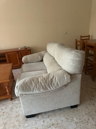 2 Divani in tessuto beige a 2 posti