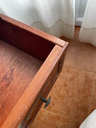 Cómoda de madera 6 cajones