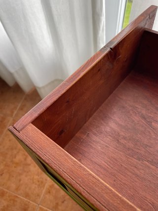 Cómoda de madera 6 cajones