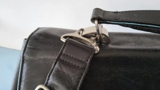 Cartella Piquadro vera pelle nera