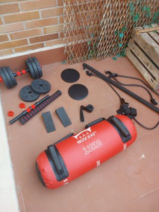 Kit entrenamiento pesas