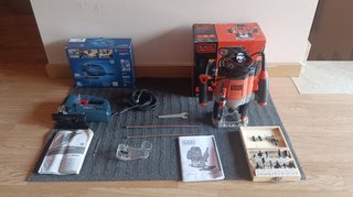 Fresadora y Caladora Bosch y Black+Decker