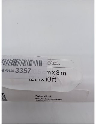 Cricut Vinilo Adhesivo Permanente - Rollo de Vinilo para Cricut - 30.5 cm x 3 m - Blanco - Vinilo Permanente para Manualidades -