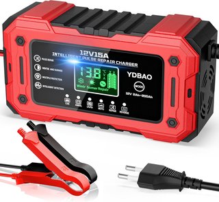 Cargador Batería Coche 10A 12V Inteligente