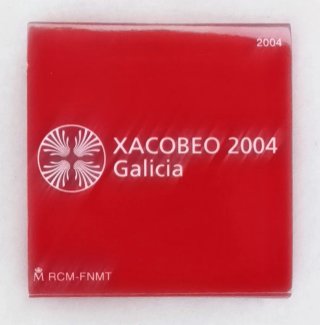 MONEDA  10€ PLATA XACOBEO 2004 PROOF