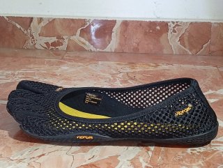Bailarinas Vibram 39.5 Negras/Amarillas
