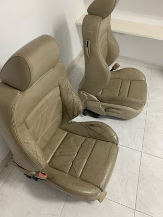 Asientos Recaro Cuero Beige
