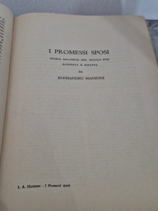 I Promessi Sposi Signorelli Editore Roma Giacalone