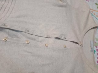 Chaqueta de punto beige