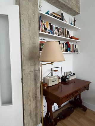 Scrivania in legno vintage