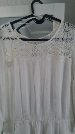 Mono blanco verano encaje