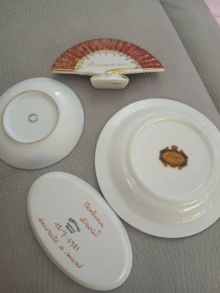 Set 4 pezzi Limoges France vintage