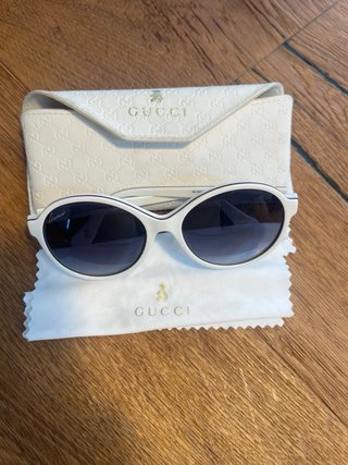 Occhiali da sole Gucci bianchi