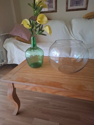 Pecera Redonda Cristal 35x28cm