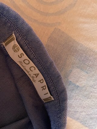 Camicia donna maniche corte blu Seta