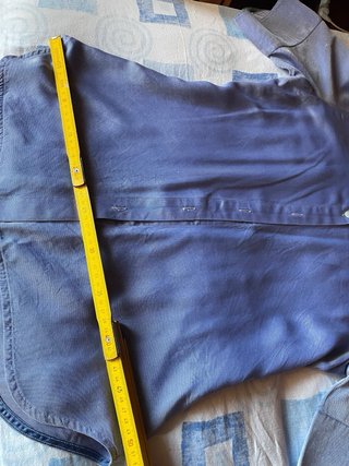 Camicia donna maniche corte blu Seta