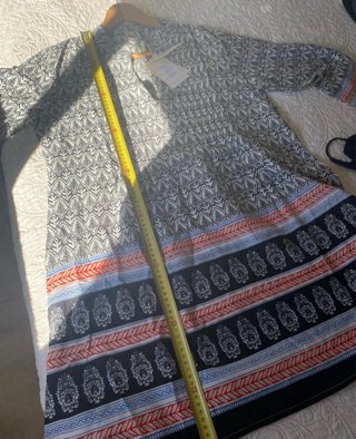 Vestido playero estampado mujer