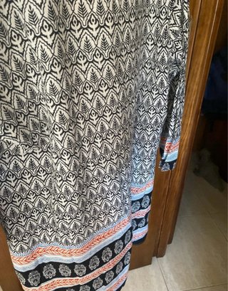 Vestido playero estampado mujer