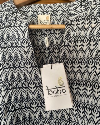 Vestido playero estampado mujer