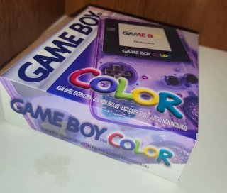 Caja Game Boy Color Morada Transparente