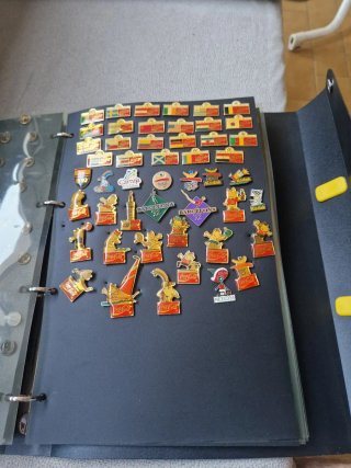 Álbum de Pins con unos  250 Pins