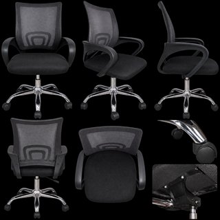 Silla de oficina negra