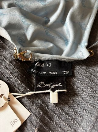 Top Bad Gyal Bershka Azul