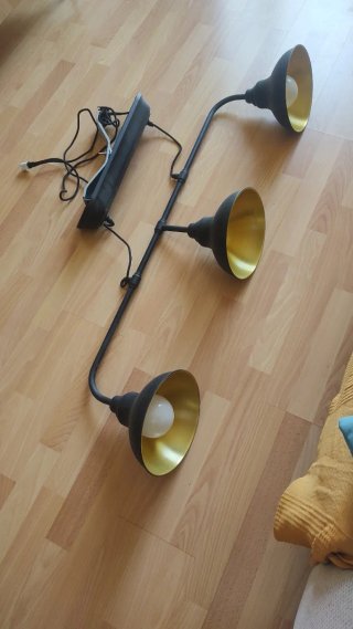 Lámpara de techo Ikea 3 focos
