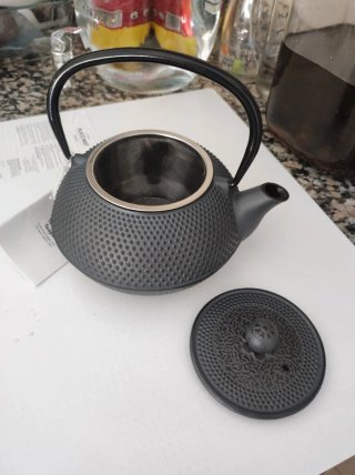 Tetera Hierro Fundido Negra