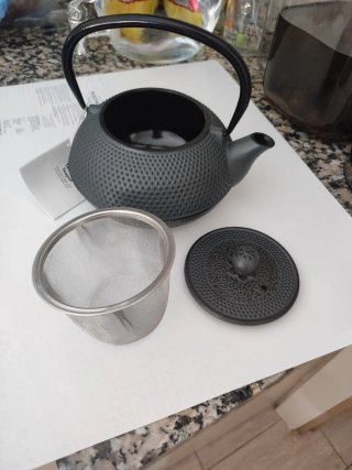 Tetera Hierro Fundido Negra