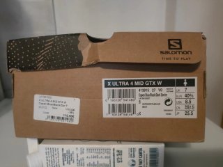 Botas Trekking Salomon Mujer Azul/Gris