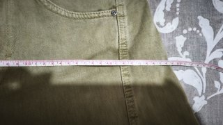 Vaqueros anchos verde oliva