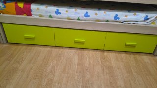 Cama nido con cajones