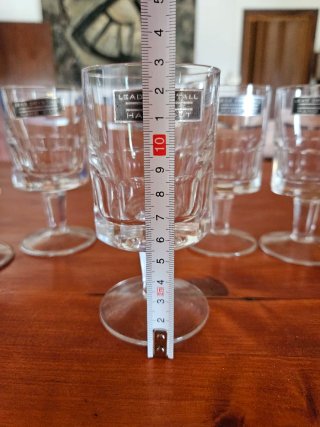 Set 6 Bicchieri Cristallo Lead Crystal