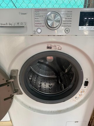 Lavadora LG 9kg / 6kg Steam Inverter