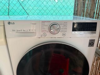 Lavadora LG 9kg / 6kg Steam Inverter