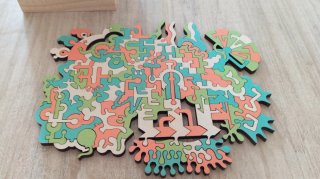 Puzzle de madera - Puzle Bomb