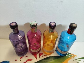 4 Bottiglie Vuote Gin Whitley Neill