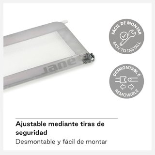 Barrera de Cama Jane Gris 110CM