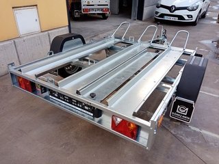 NUEVO: Remolque Portamotos Plegable