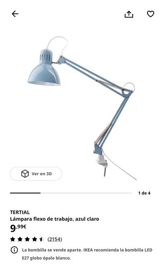 Lámpara Escritorio Ikea Mesa Manicura