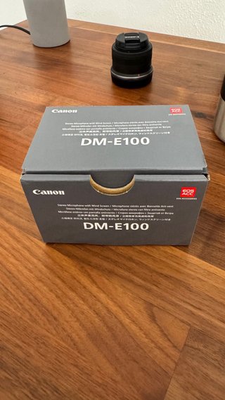 Micrófono Canon DM-E100 Stereo Negro