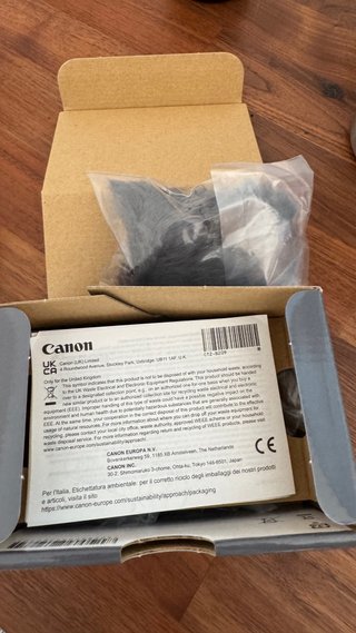 Micrófono Canon DM-E100 Stereo Negro