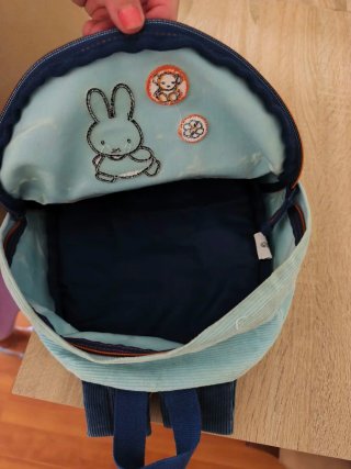 Mochila Miffy azul vintage