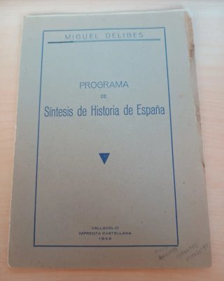 Miguel Delibes-Síntesis de historia de España 1949