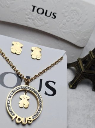 Collar y Pendientes Tous Oso Dorado