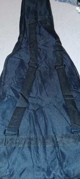 Guitarra Española Negra con Funda