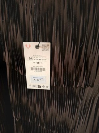 Falda Zara Flecos Marrón