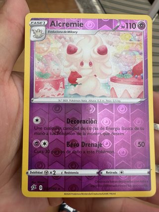 Carta Pokémon TCG Reverse Alcremie