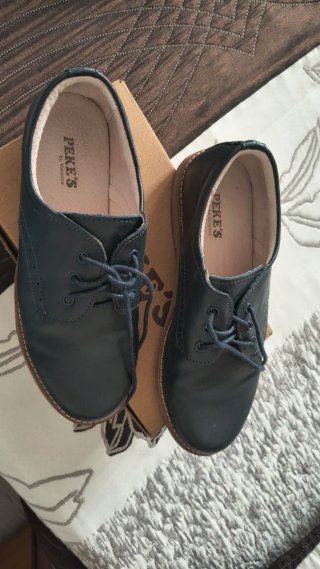 Zapatos niño comunión azul marino